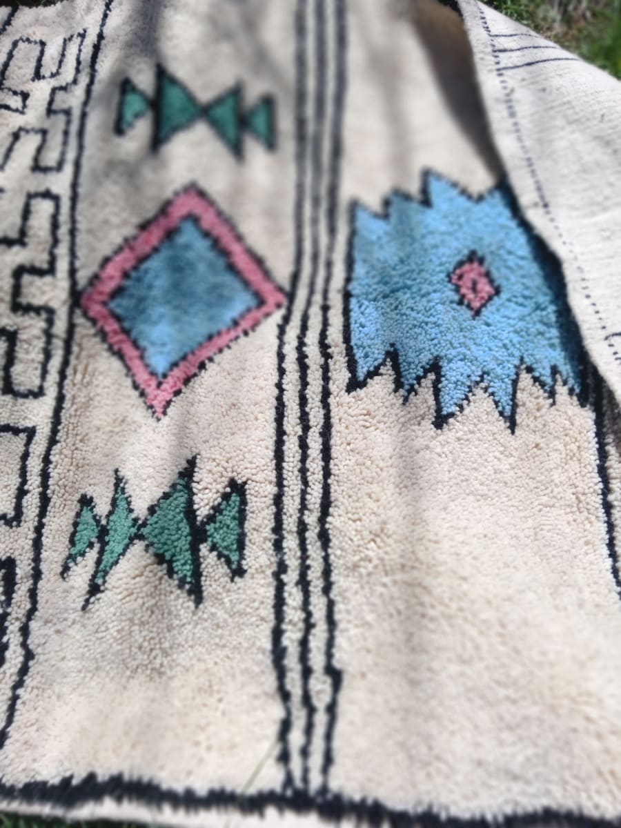  Beni Ourain Wool Colored Morocco