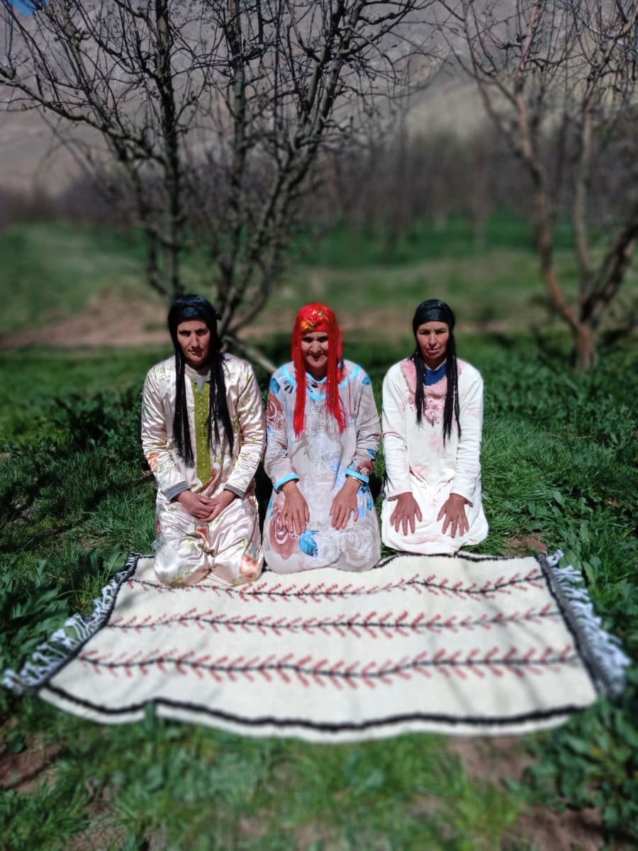  Beni Ourain  Orange, Black Morocco