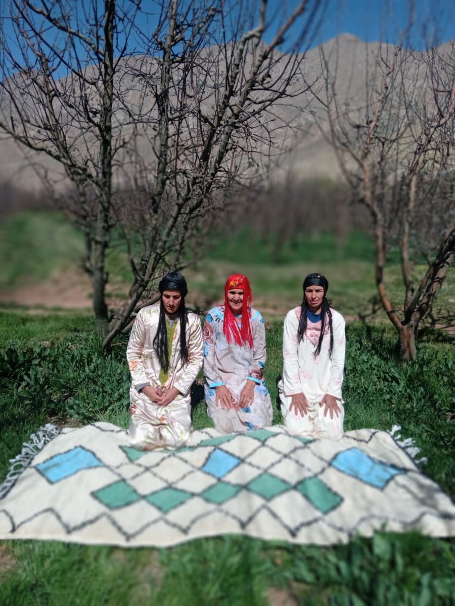  Beni Ourain Wool Colored Morocco