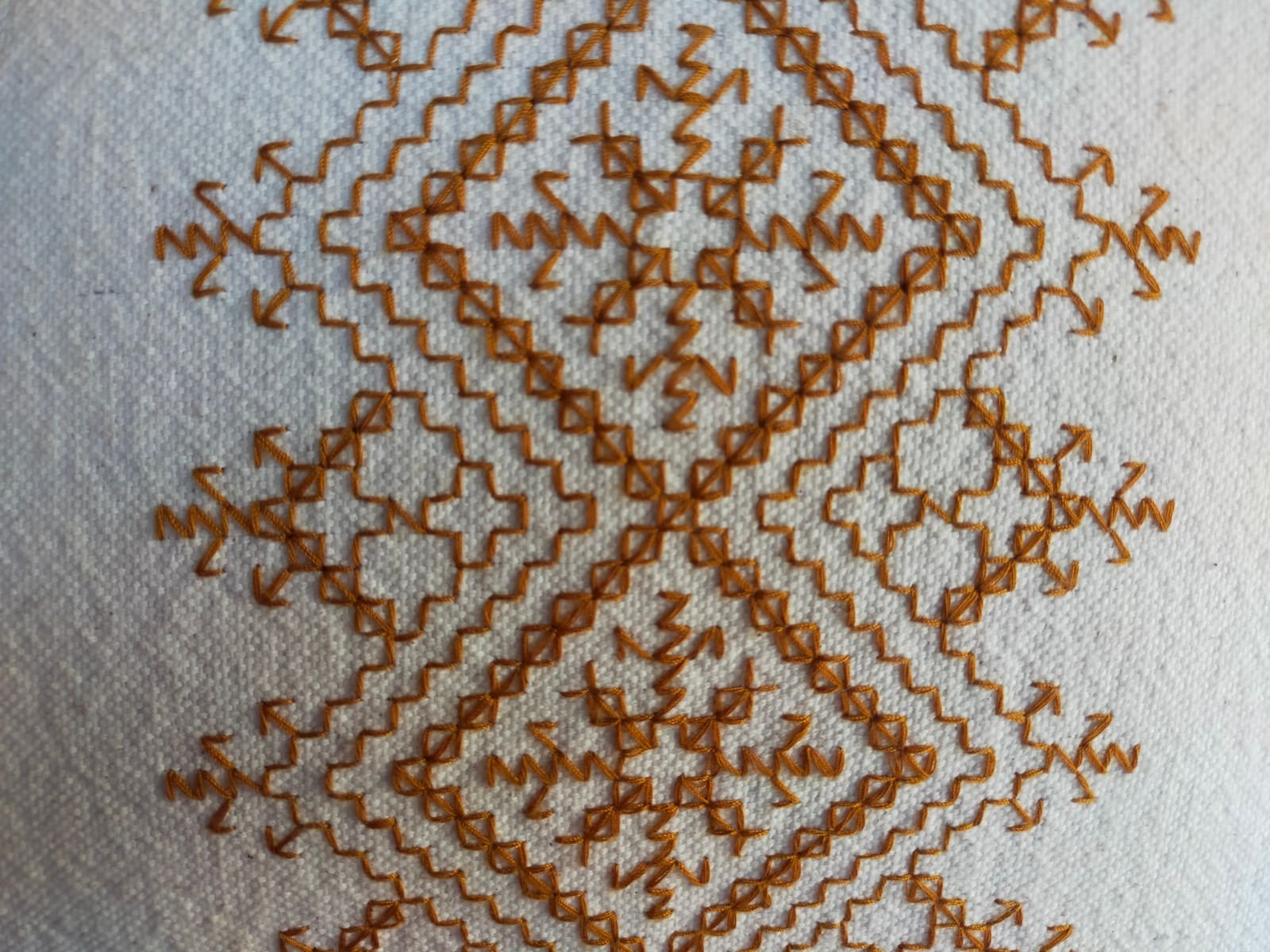 Handmade Embroidered Pillow