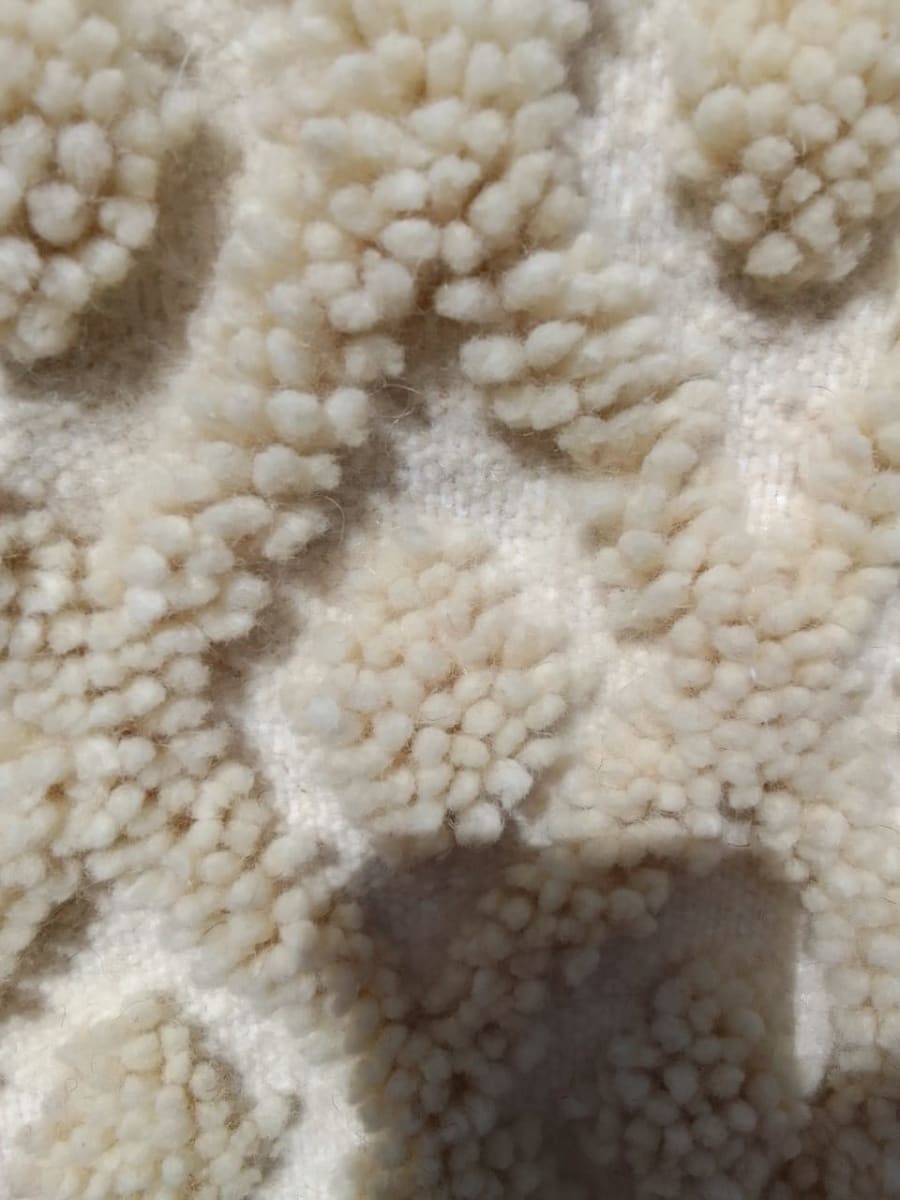  Rug  White Morocco