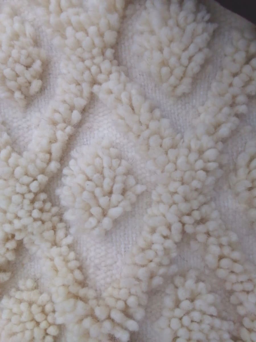  Rug  White Morocco
