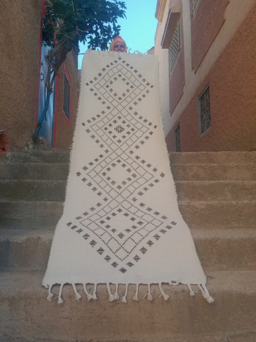  Beni Ourain rug  Black, White Morocco