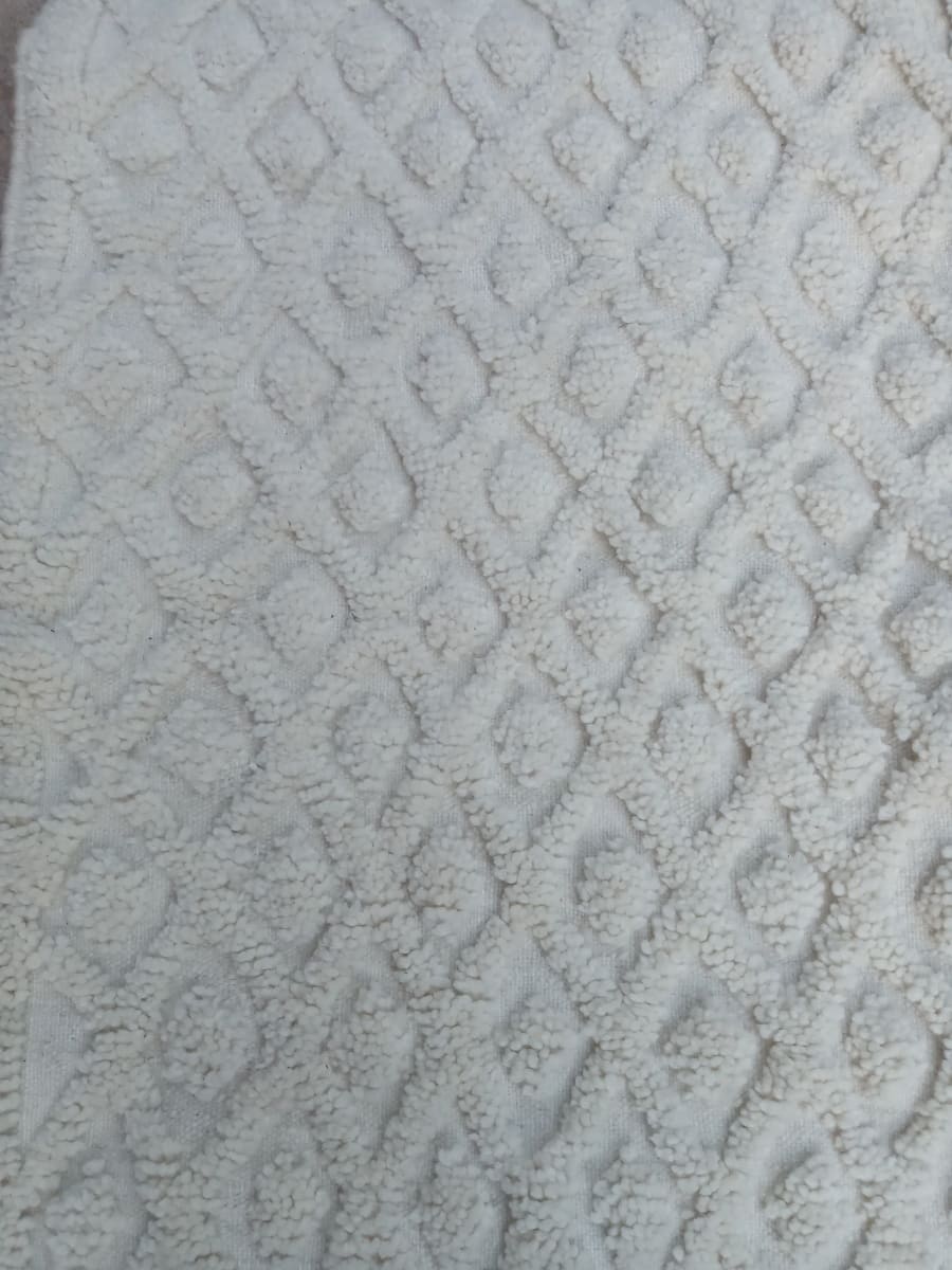  A rug  White Morocco