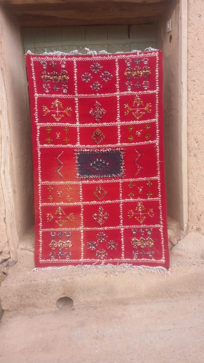  Flatweave Rug  Colored Morocco