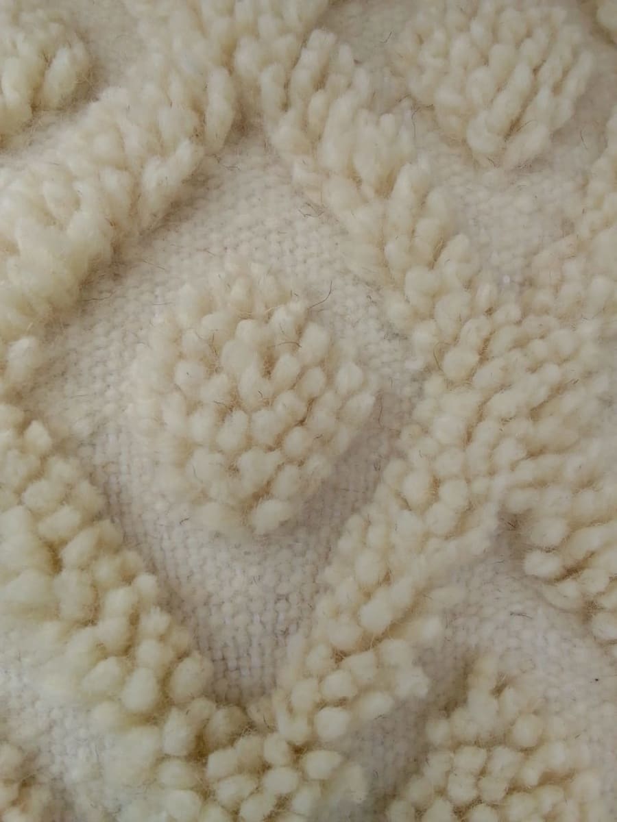  Rug  White Morocco