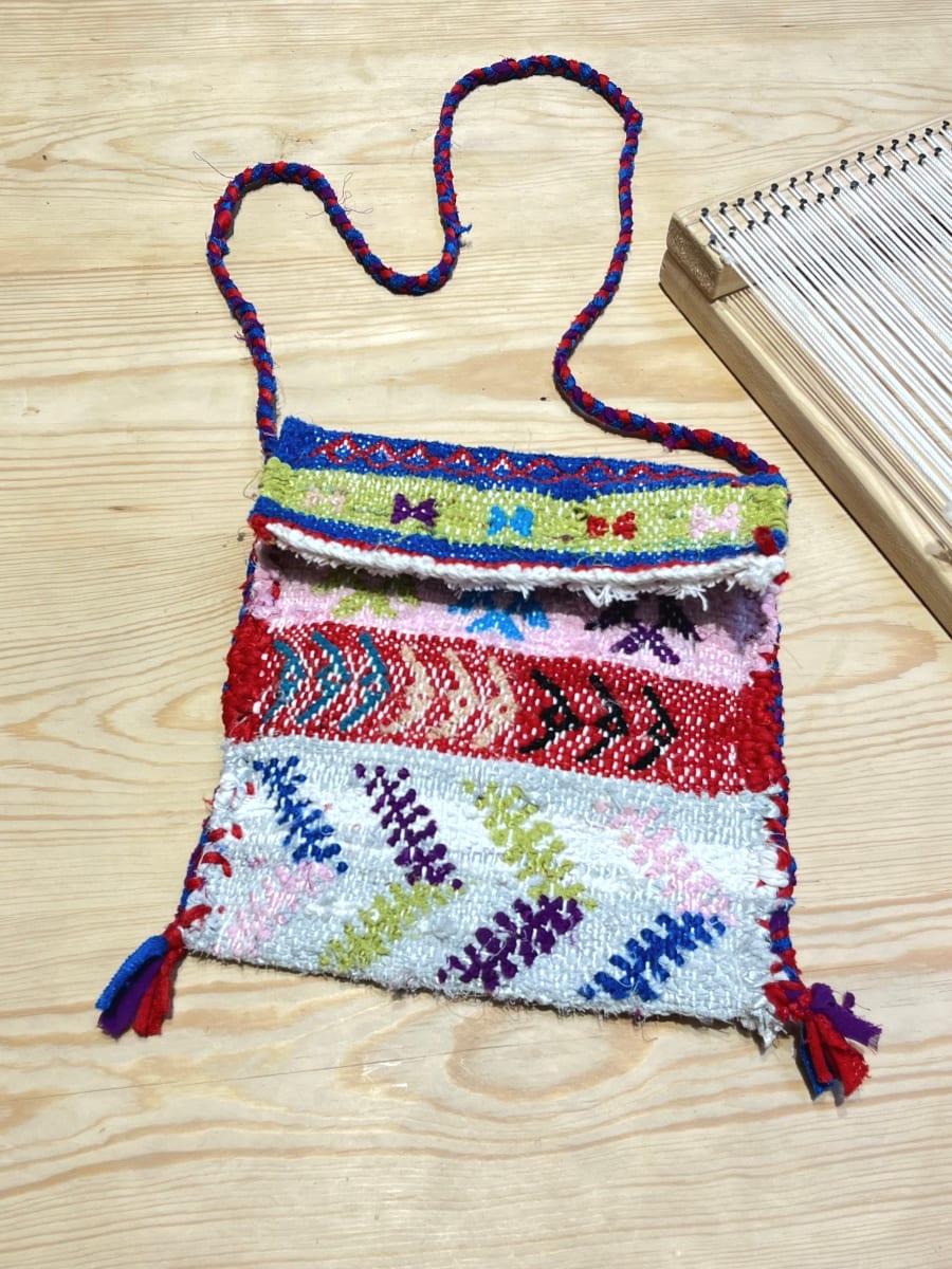 Handmade wool bag