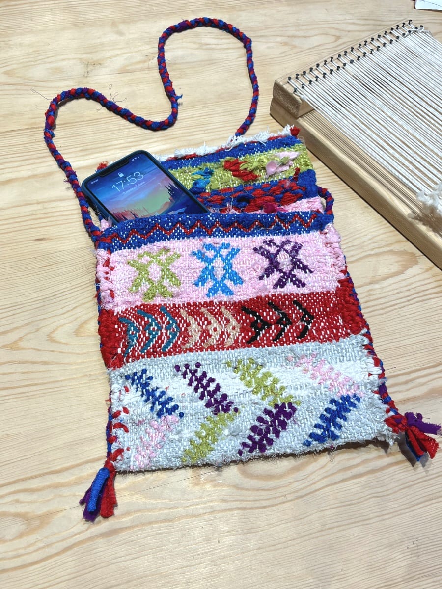 Handmade wool bag