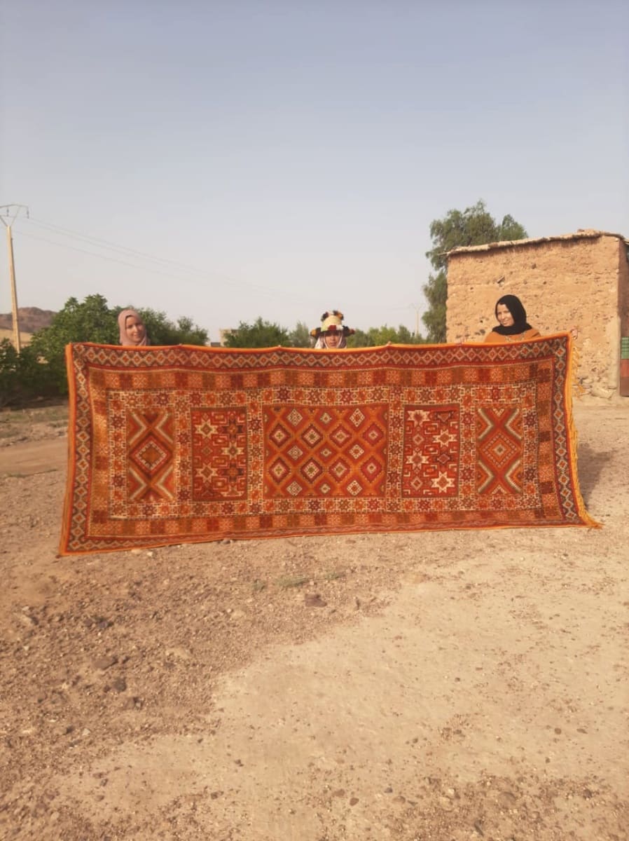  Pileknot Rug  Colored Morocco