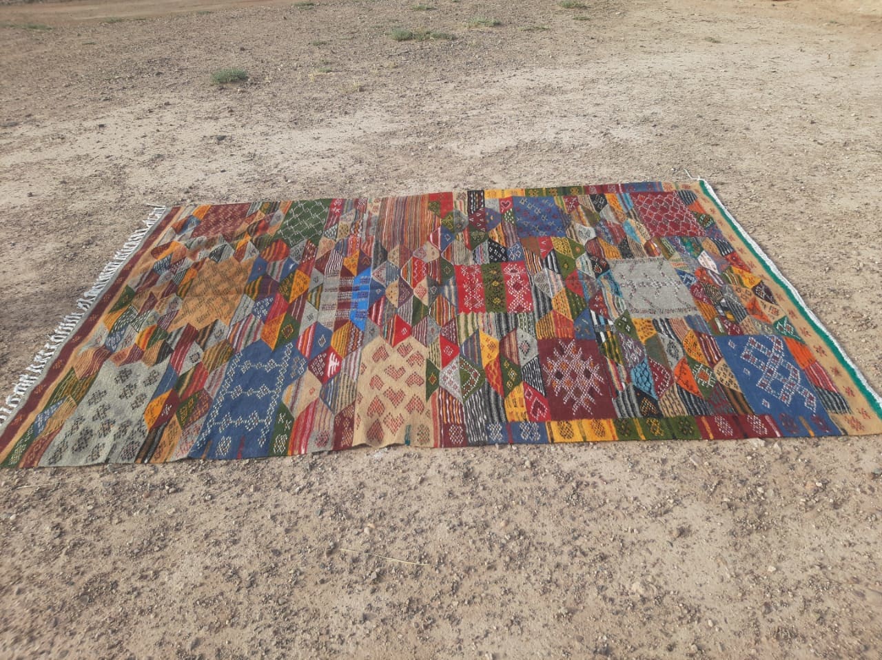  Flatweave Rug  Colored Morocco