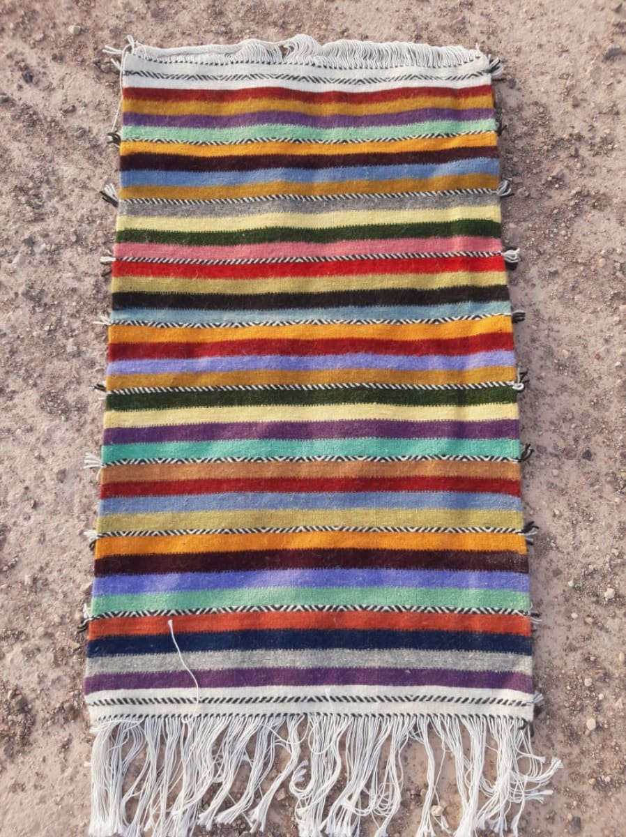  Mixed handmade rug  Colored Morocco