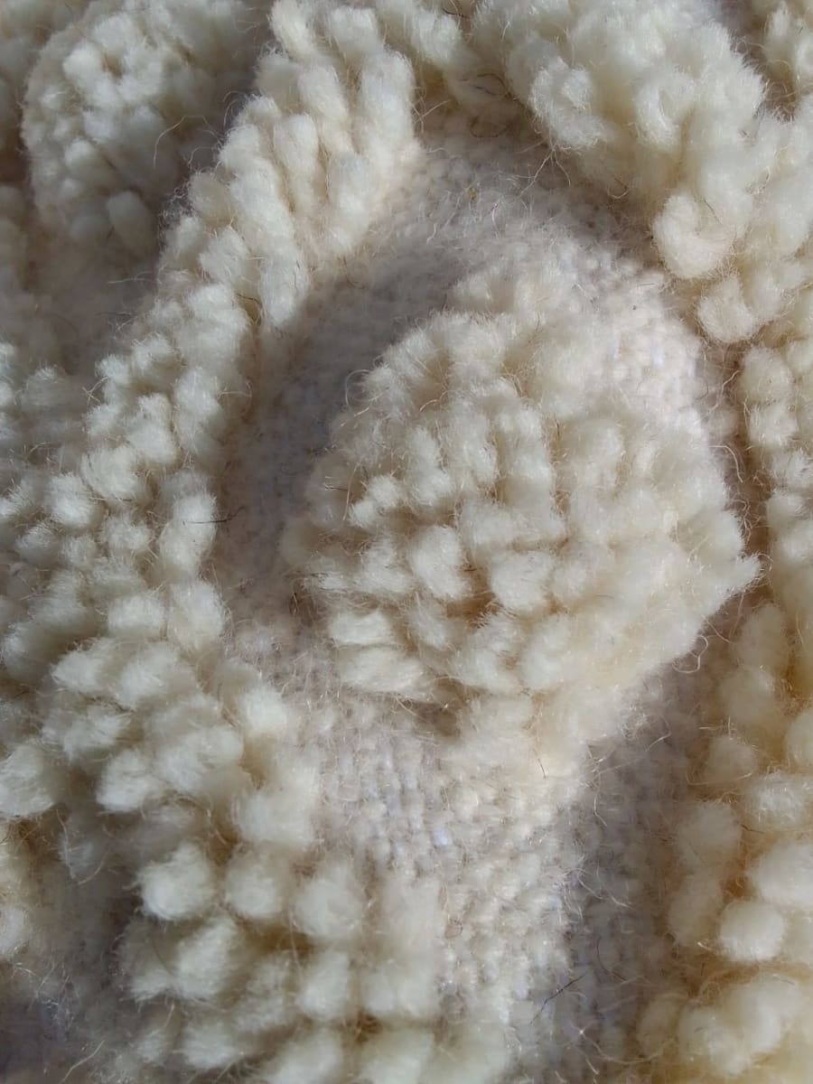  Rug  White Morocco