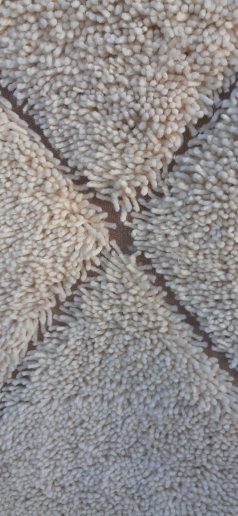  Pile Knot  White Morocco