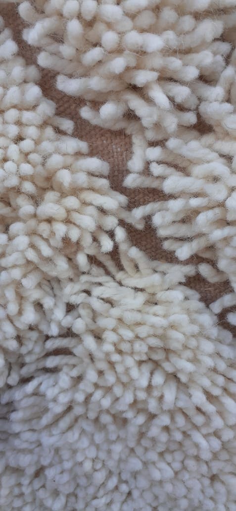 Pile Knot  White Morocco