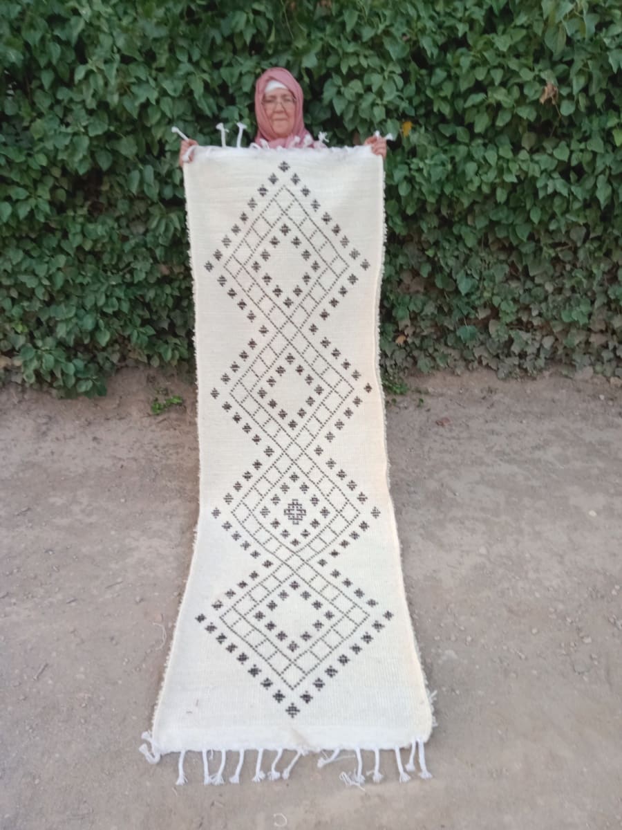  Beni Ourain rug  Black, White Morocco