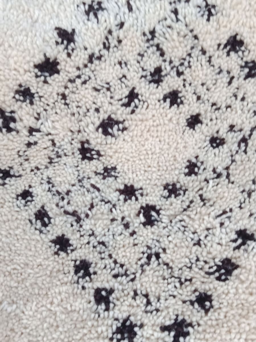  Beni Ourain rug  Black, White Morocco