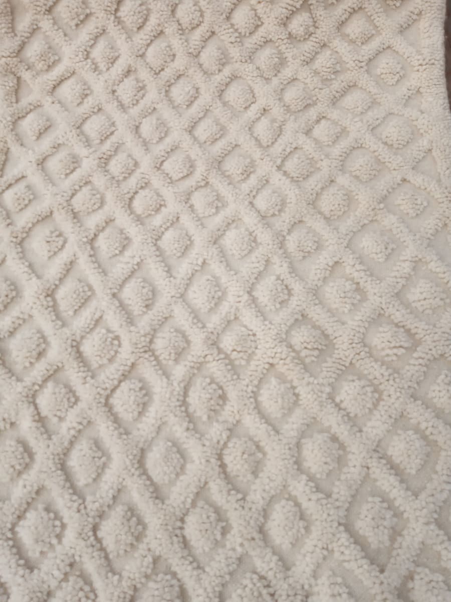  A rug  White Morocco