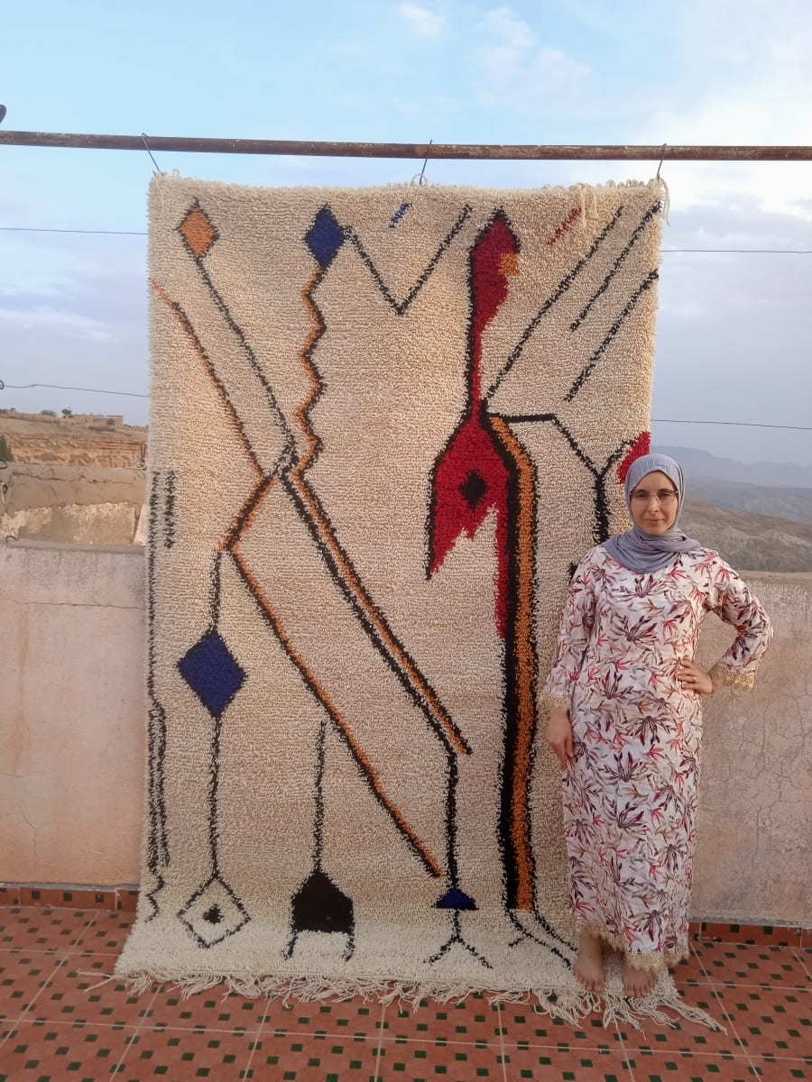  Pile Knot  Colored Morocco
