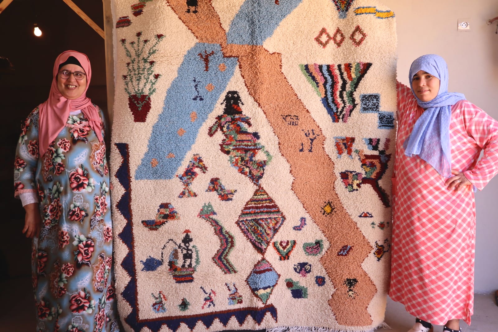  Rug   Colored Morocco