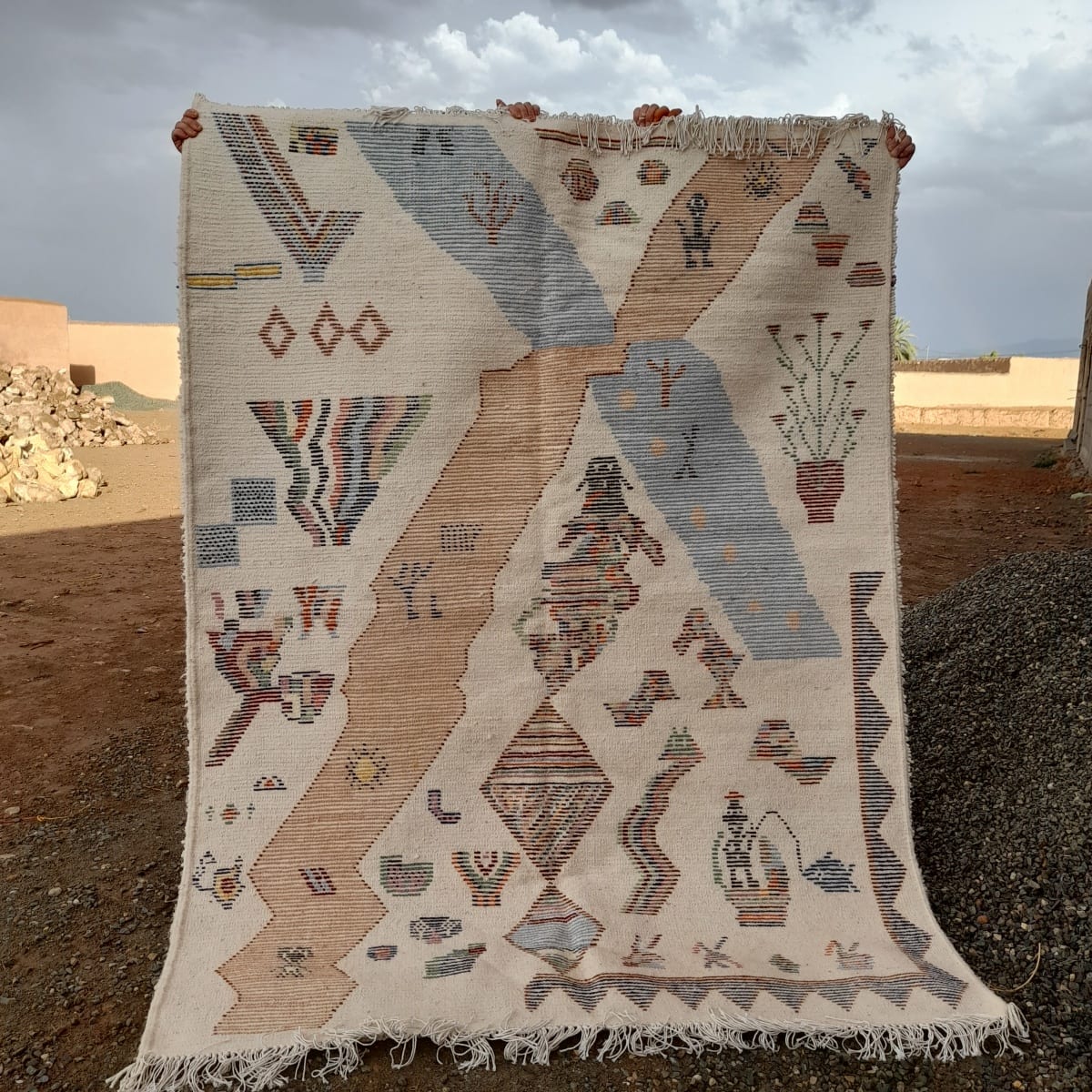  Rug   Colored Morocco