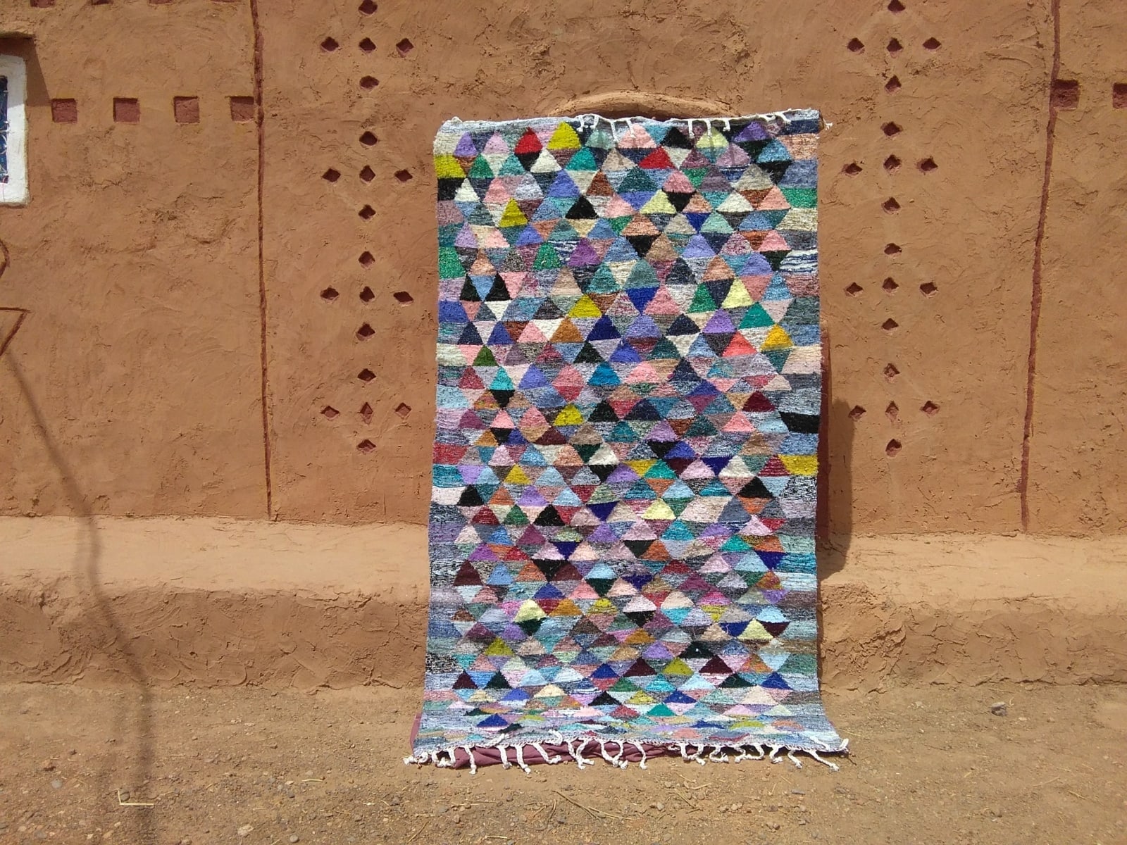  Boucherouite Up Cycled Thread  Colored Morocco