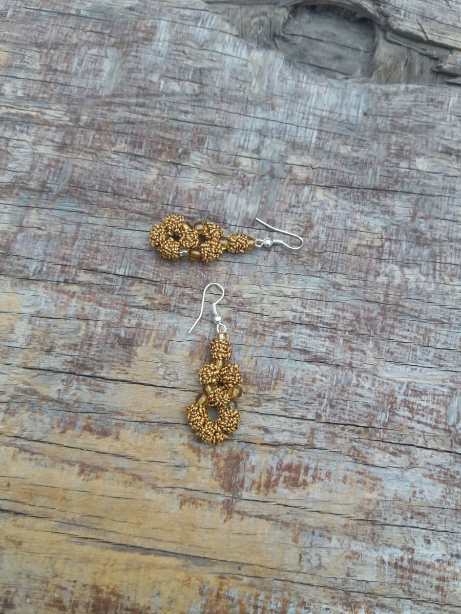Multi Button Earrings