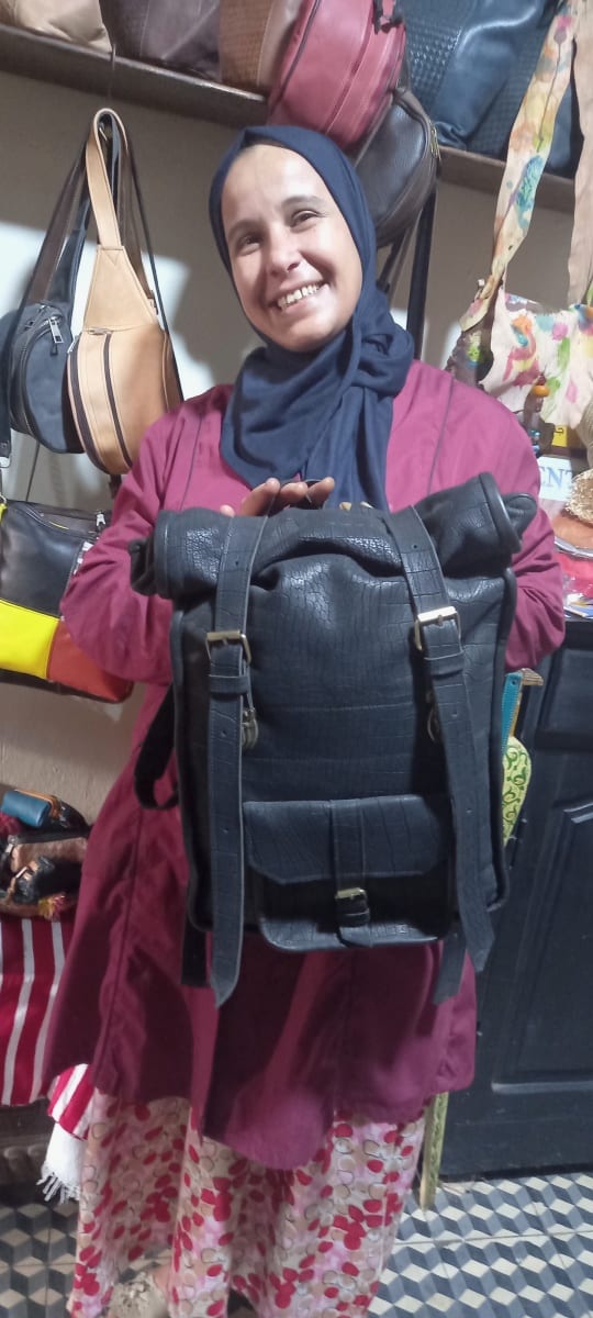  bag leather Black Morocco