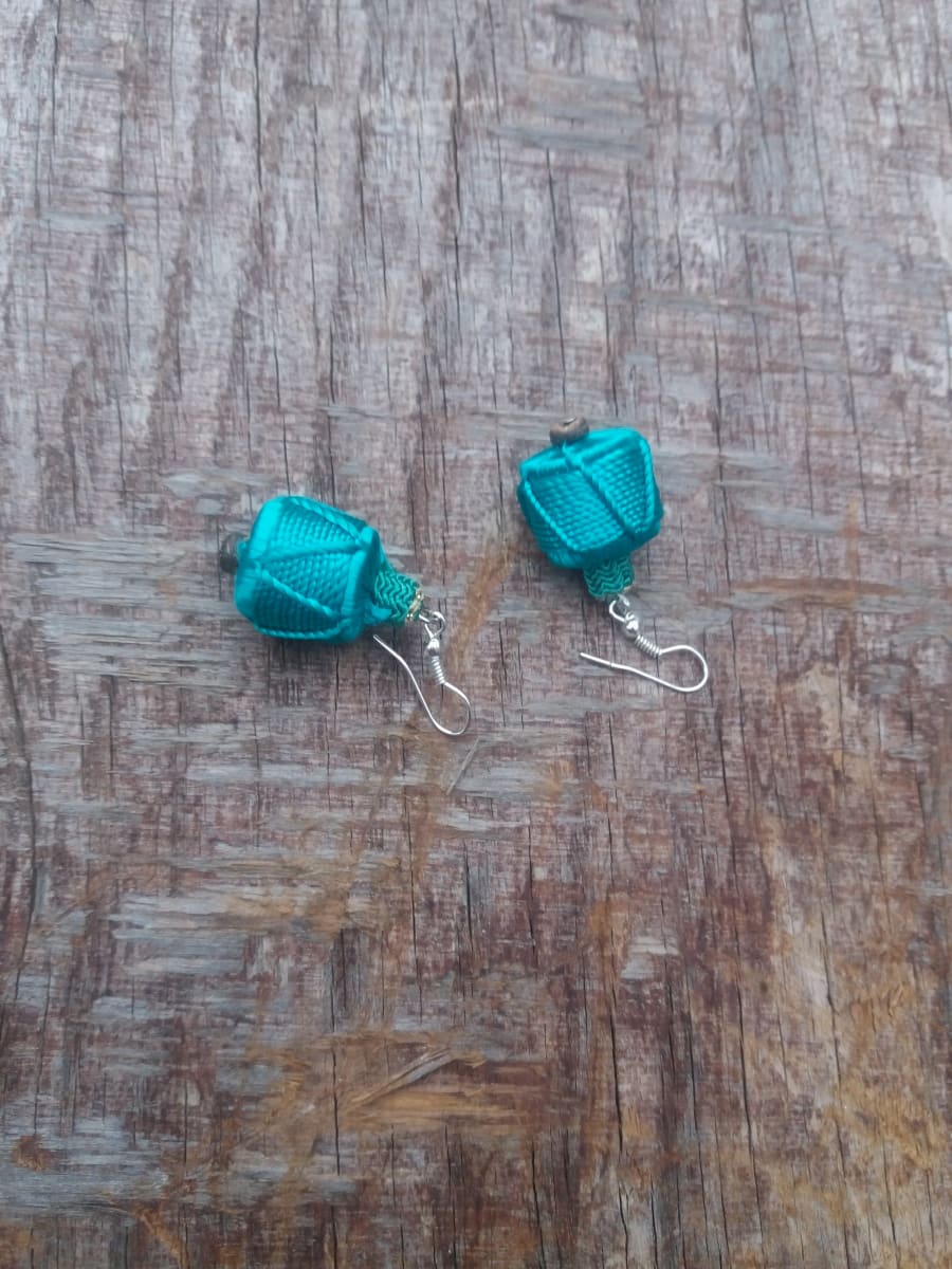 Ball and Button Earrings