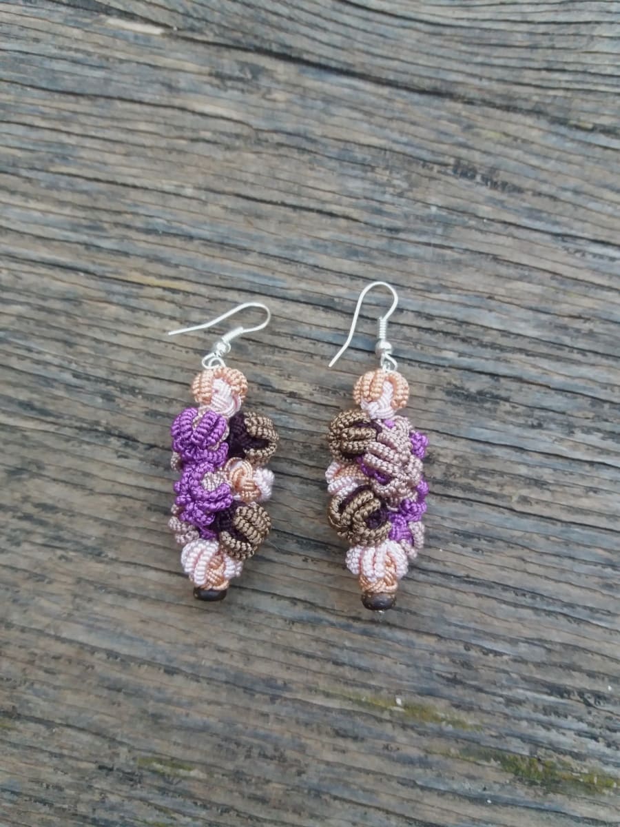 Multi Button Earrings