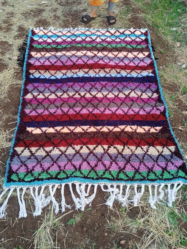  rug Boucherwitte Alkoba  Colored Morocco