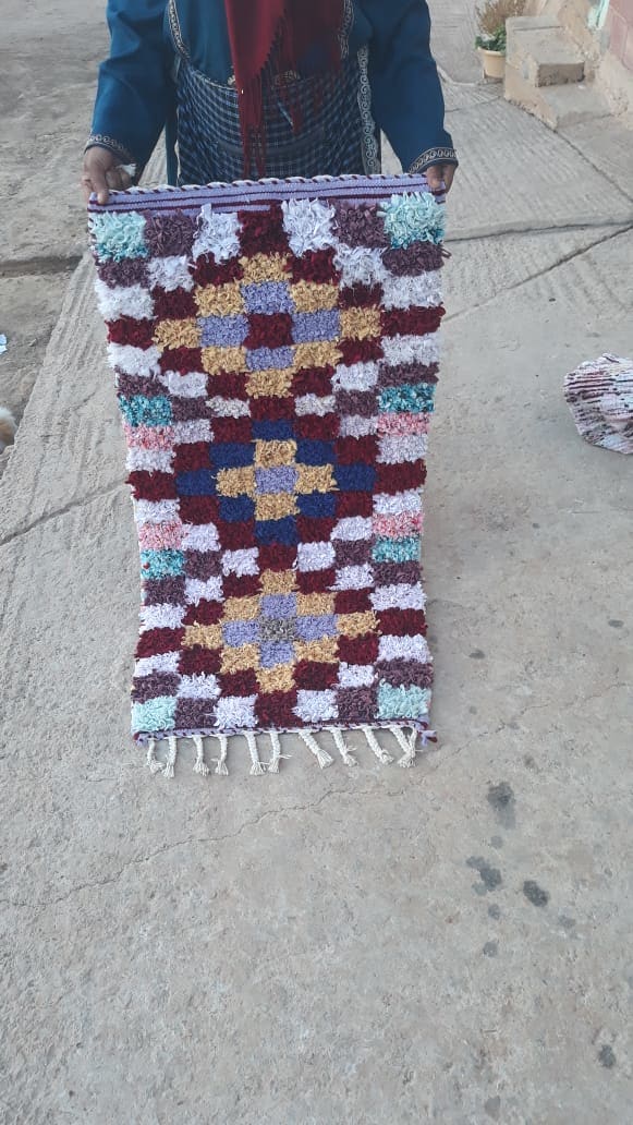  boucherwette . traditional rug   Colored Morocco