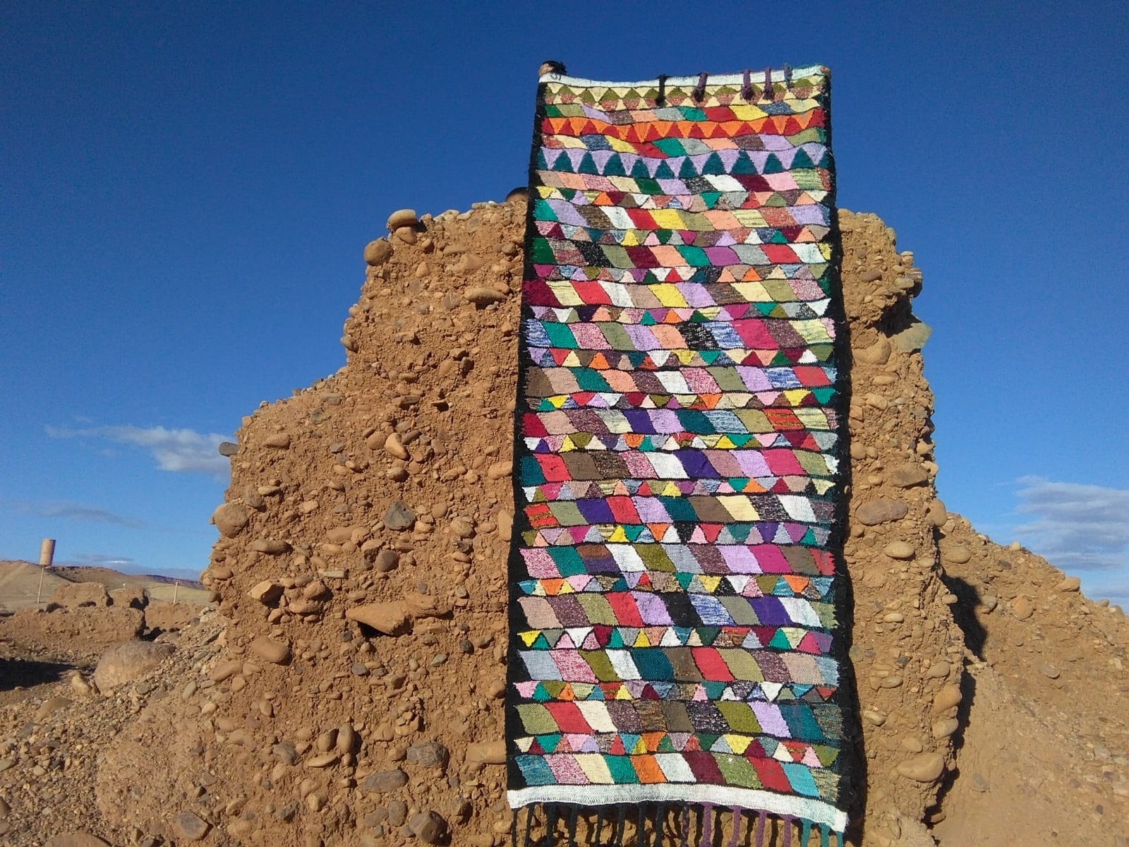  Boucherouite Up Cycled Thread  Colored Morocco