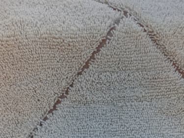  Pile Knot Rug Wool Brown, White Morocco