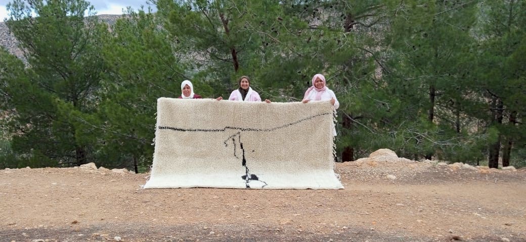  Beni Ourain  Black, White Morocco