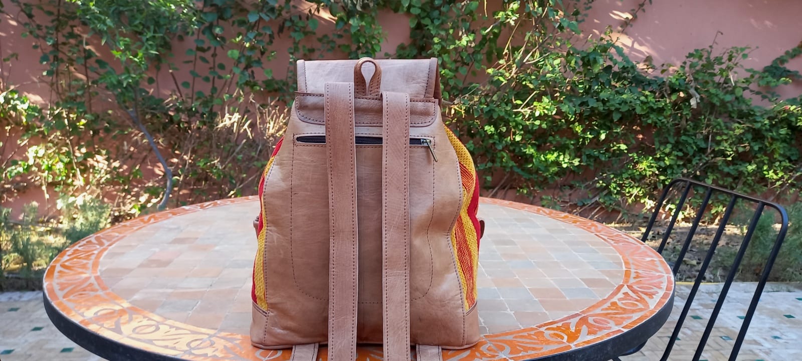  bag leather Colored Morocco