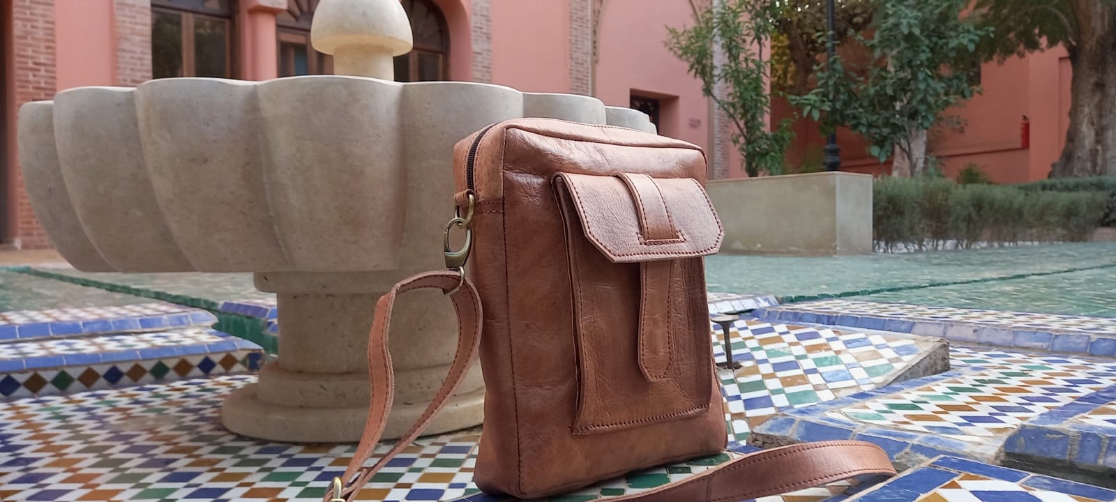  bag leather White Morocco