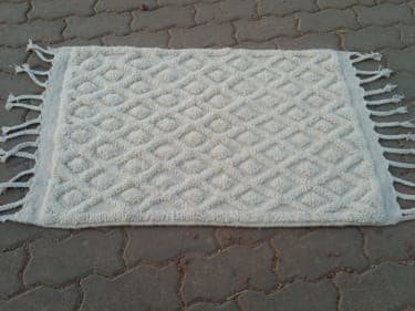  A rug  White Morocco