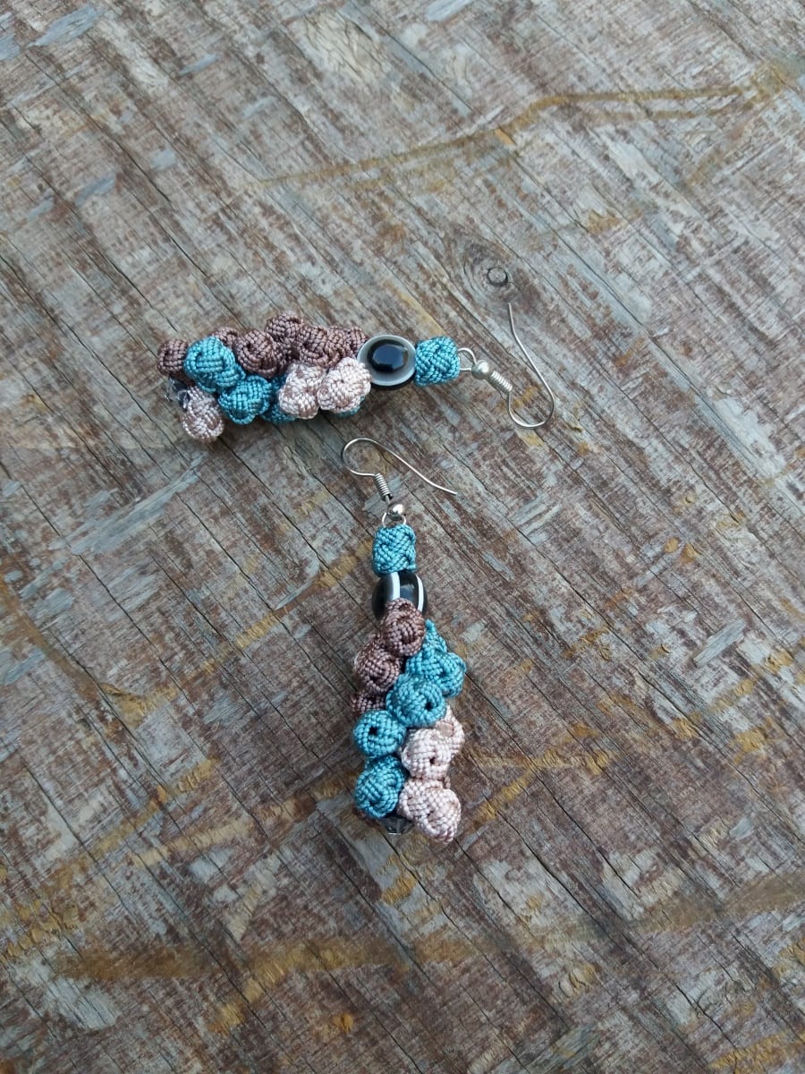 Multi Button Earrings