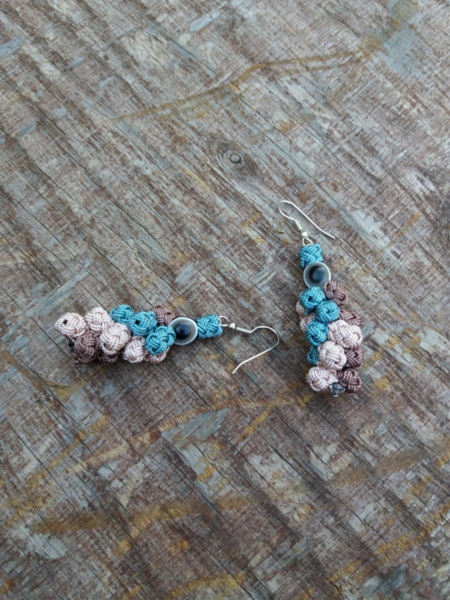 Multi Button Earrings