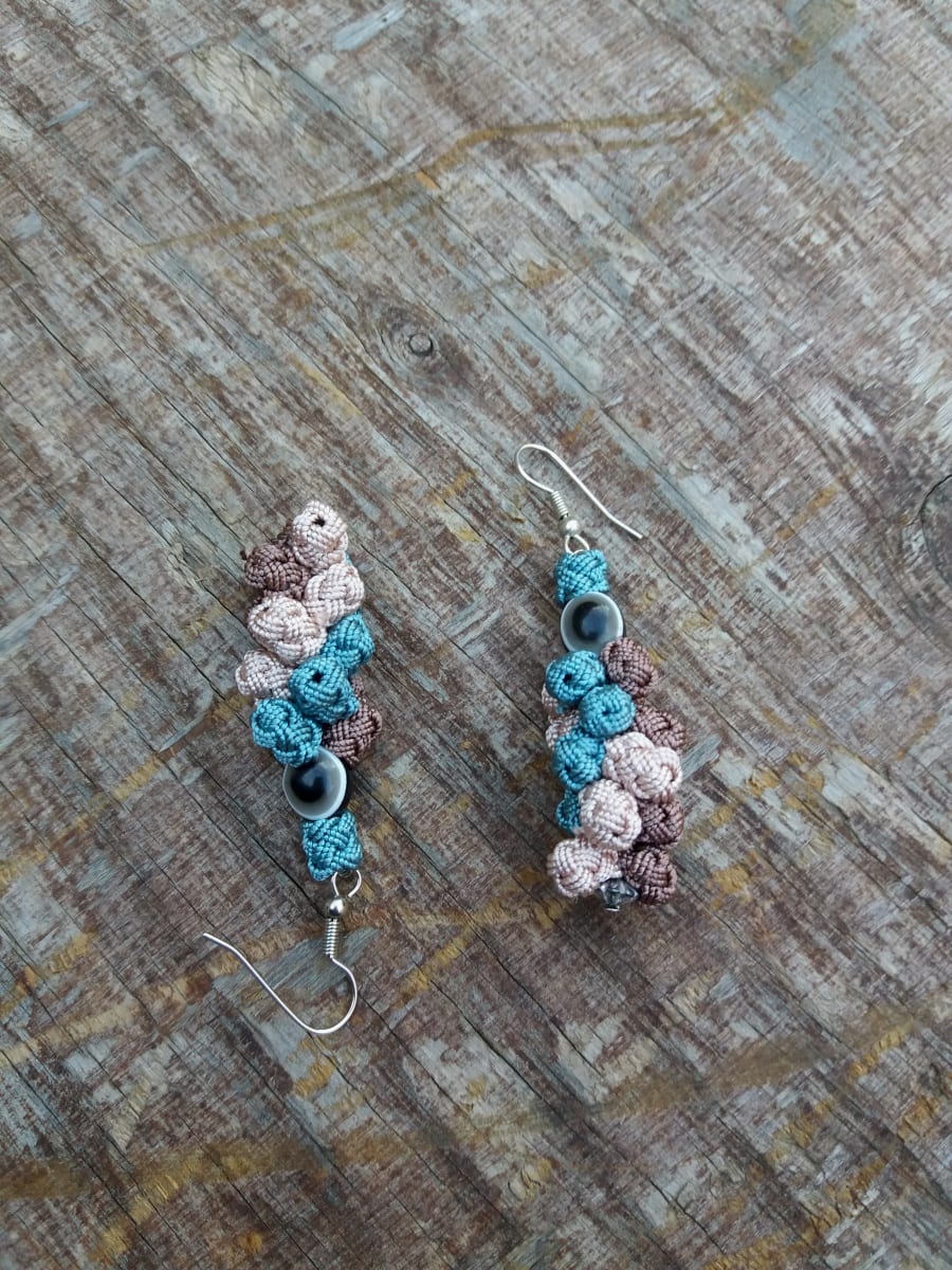 Multi Button Earrings