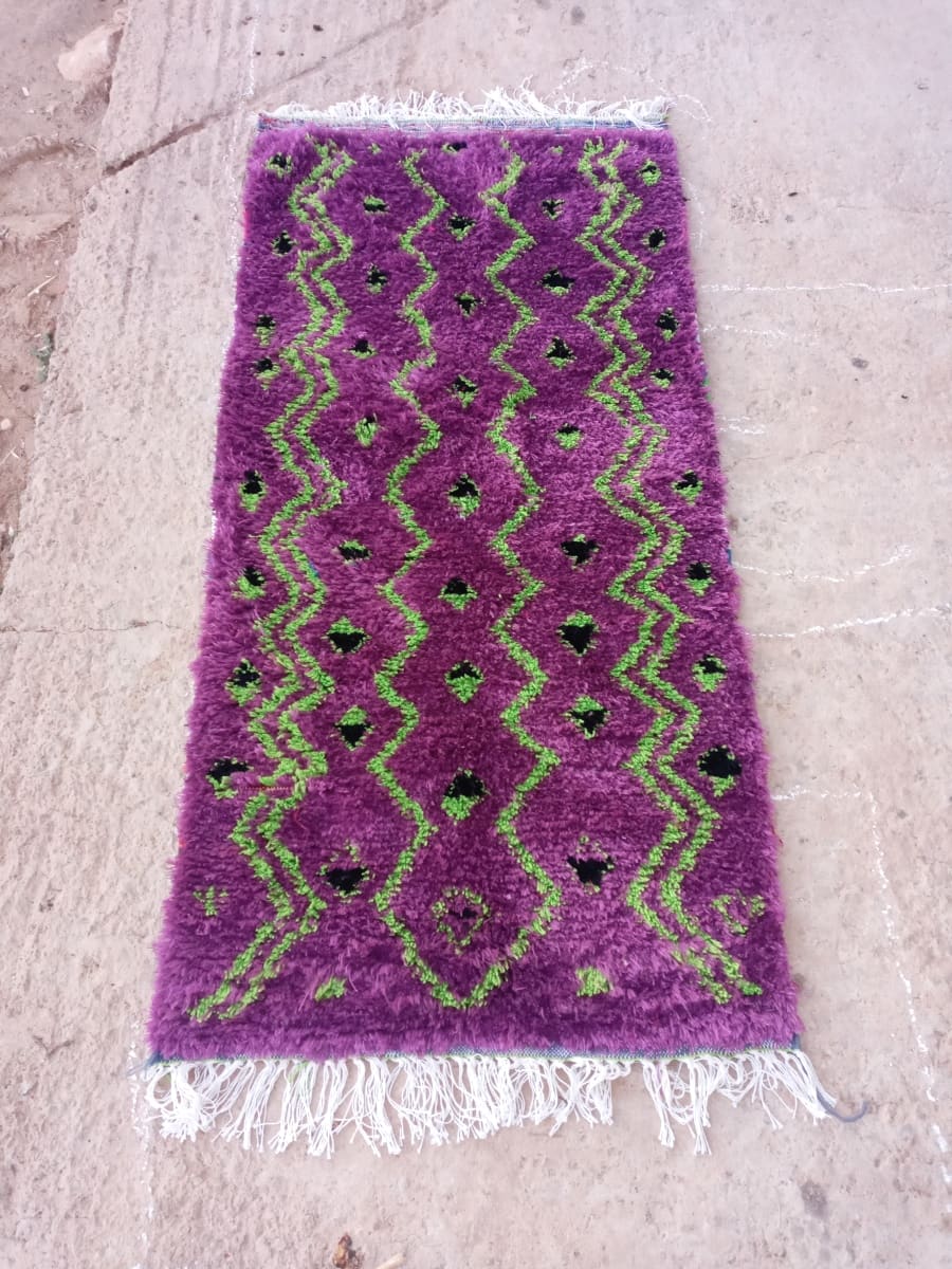  rug Boucherwitte Alkoba  Pink, Green Morocco