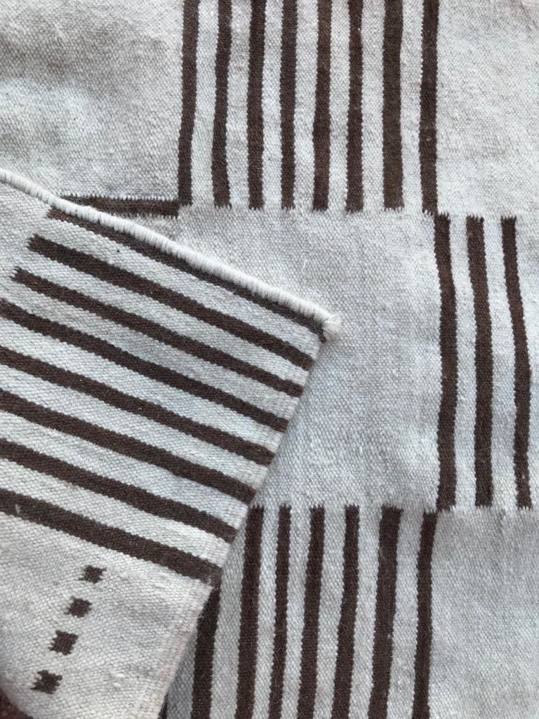  Flatweave Rug  Brown, White Morocco