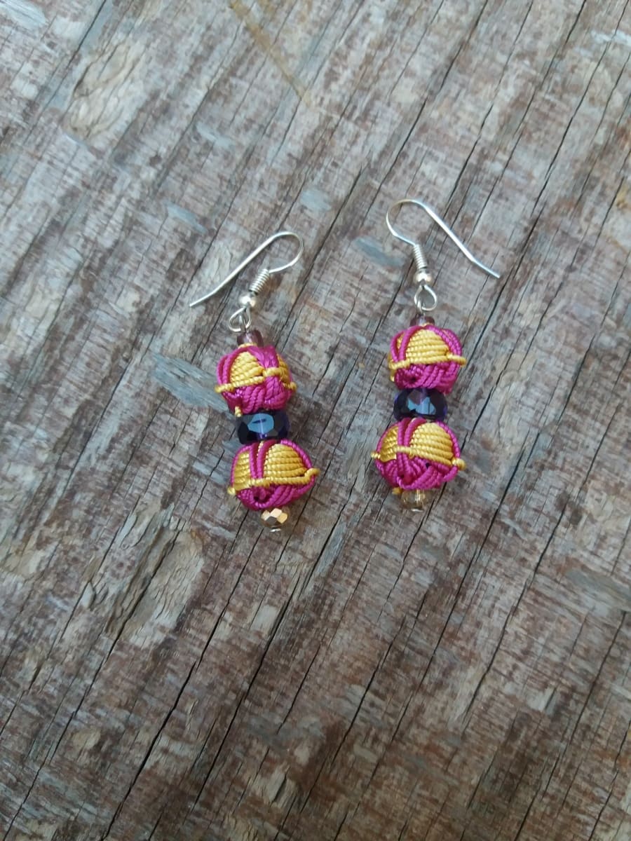 Multi Button Earrings