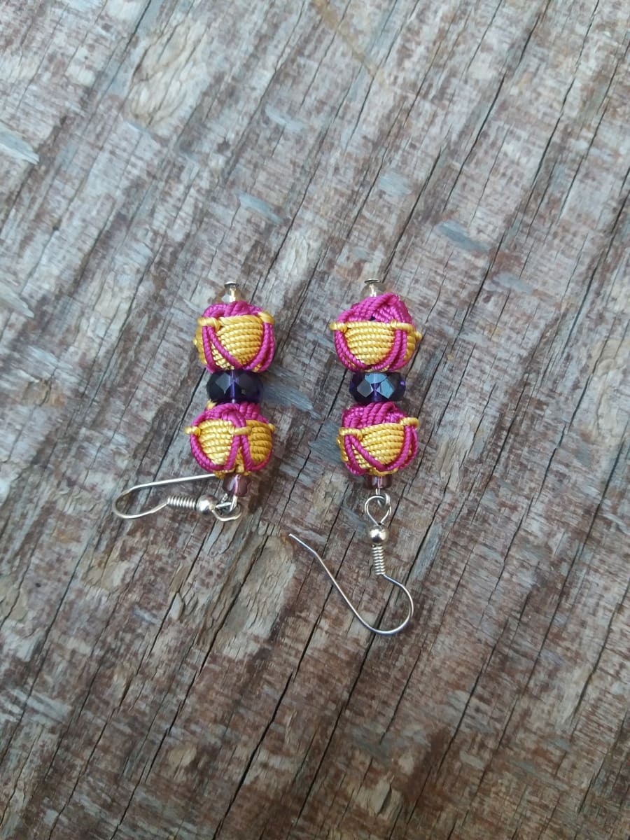 Multi Button Earrings