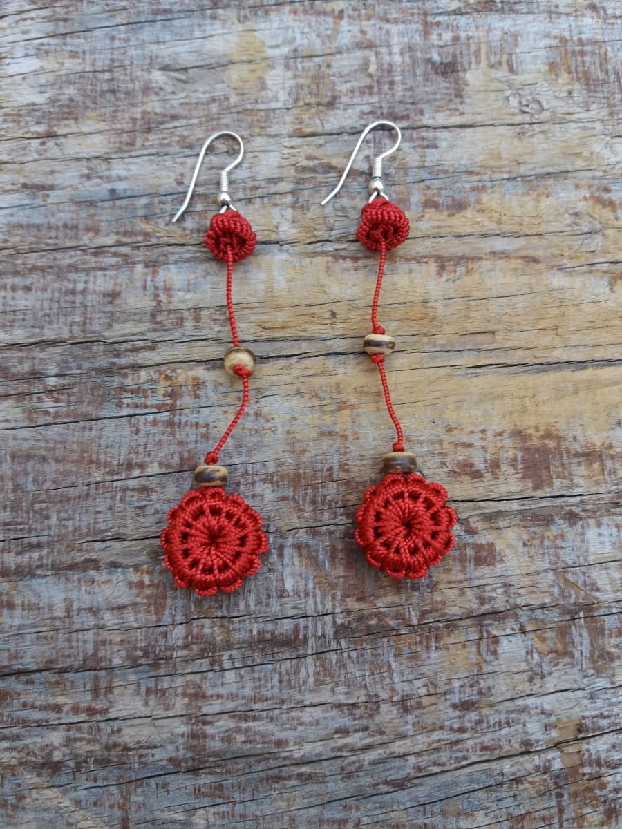 Multi Button Earrings