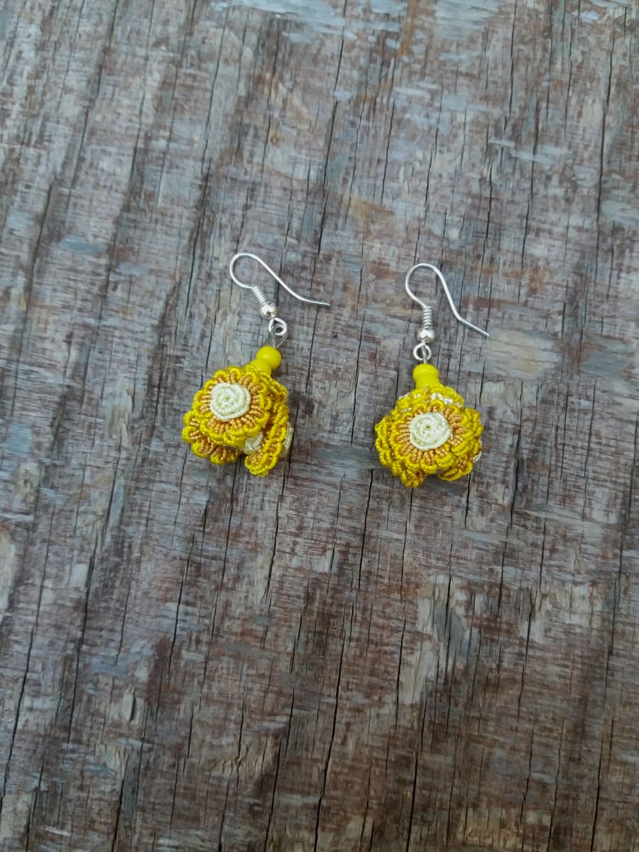 Multi Button Earrings