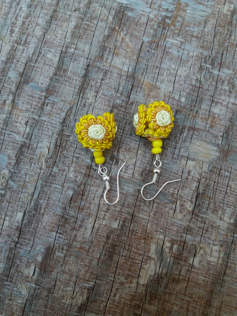 Multi Button Earrings