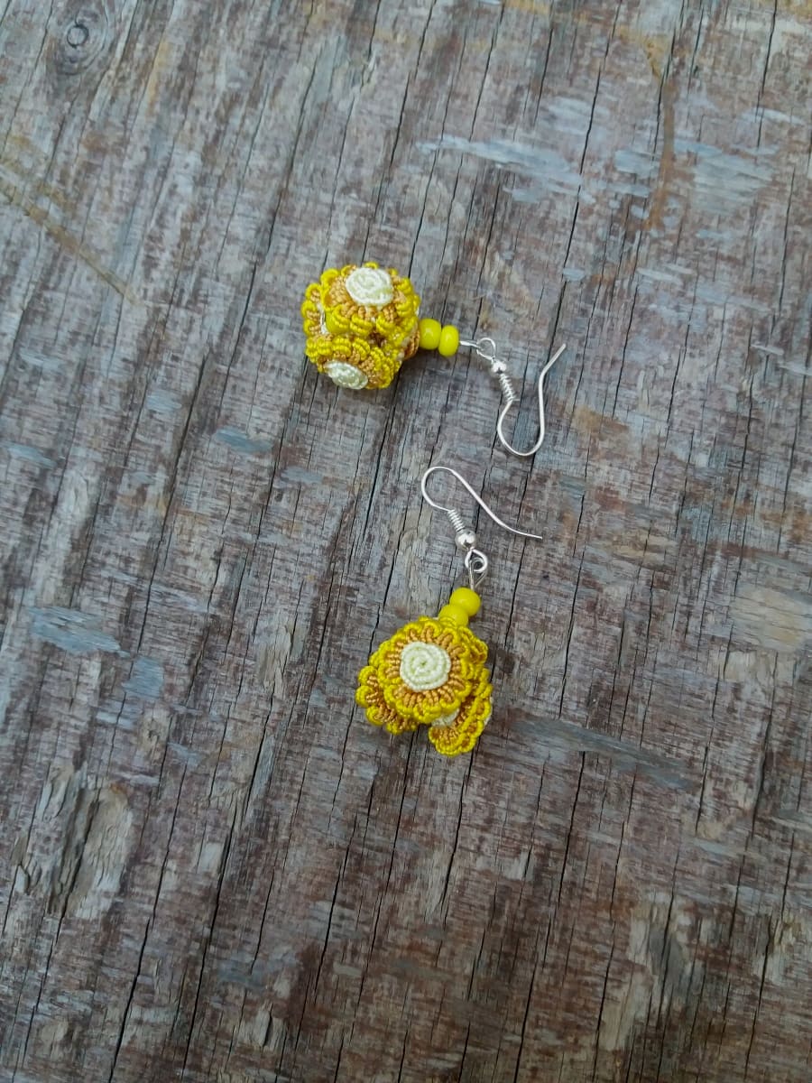 Multi Button Earrings