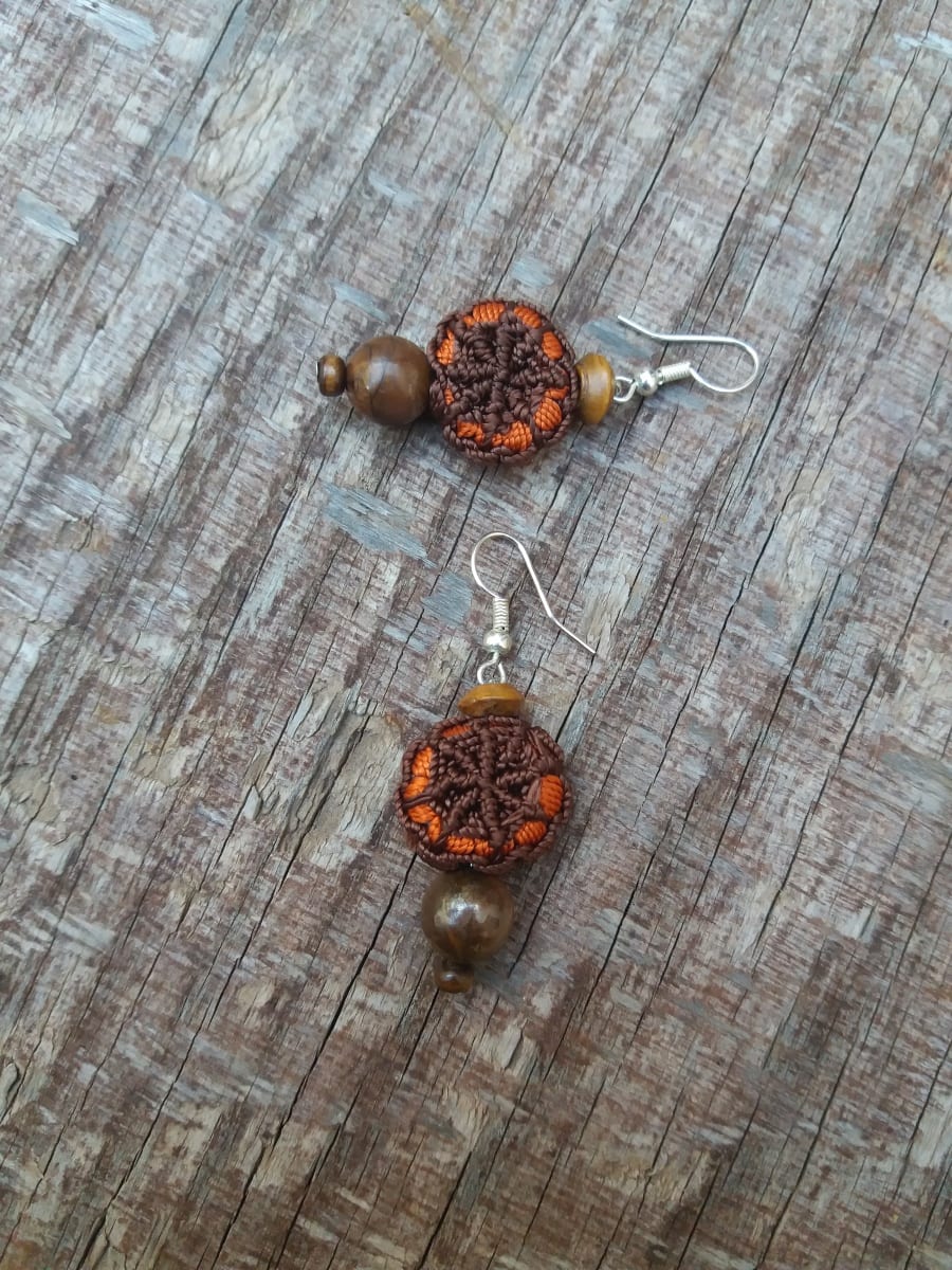 Multi Button Earrings