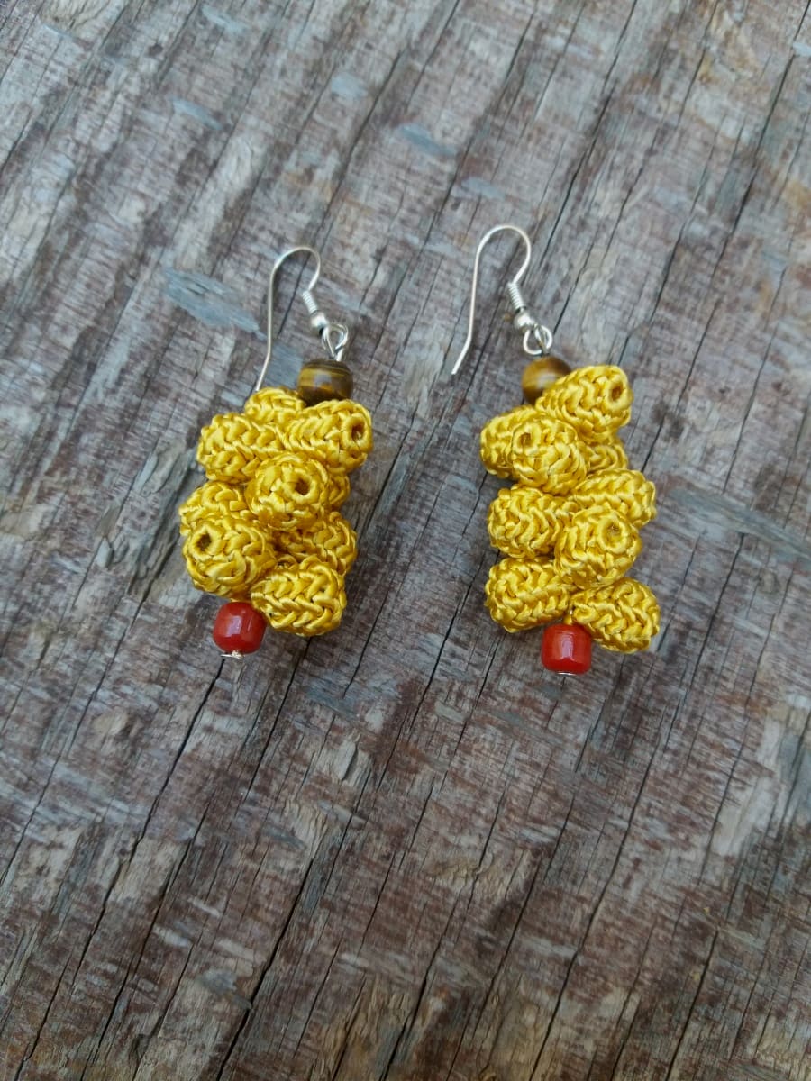 Multi Button Earrings